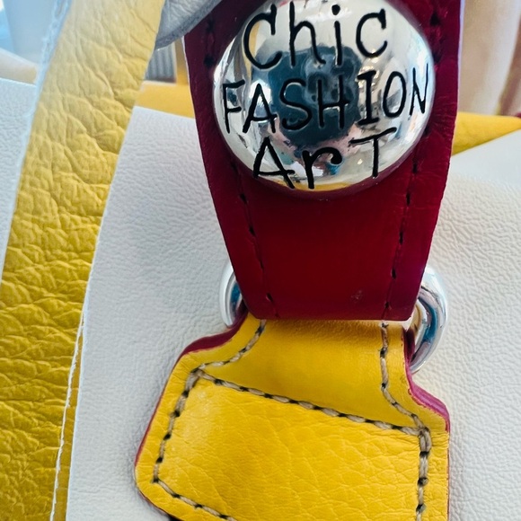 Brighton Fashionista Paris Chic Leather Tote Bag Handbag Rare & Retired NWT - Picture 9 of 11